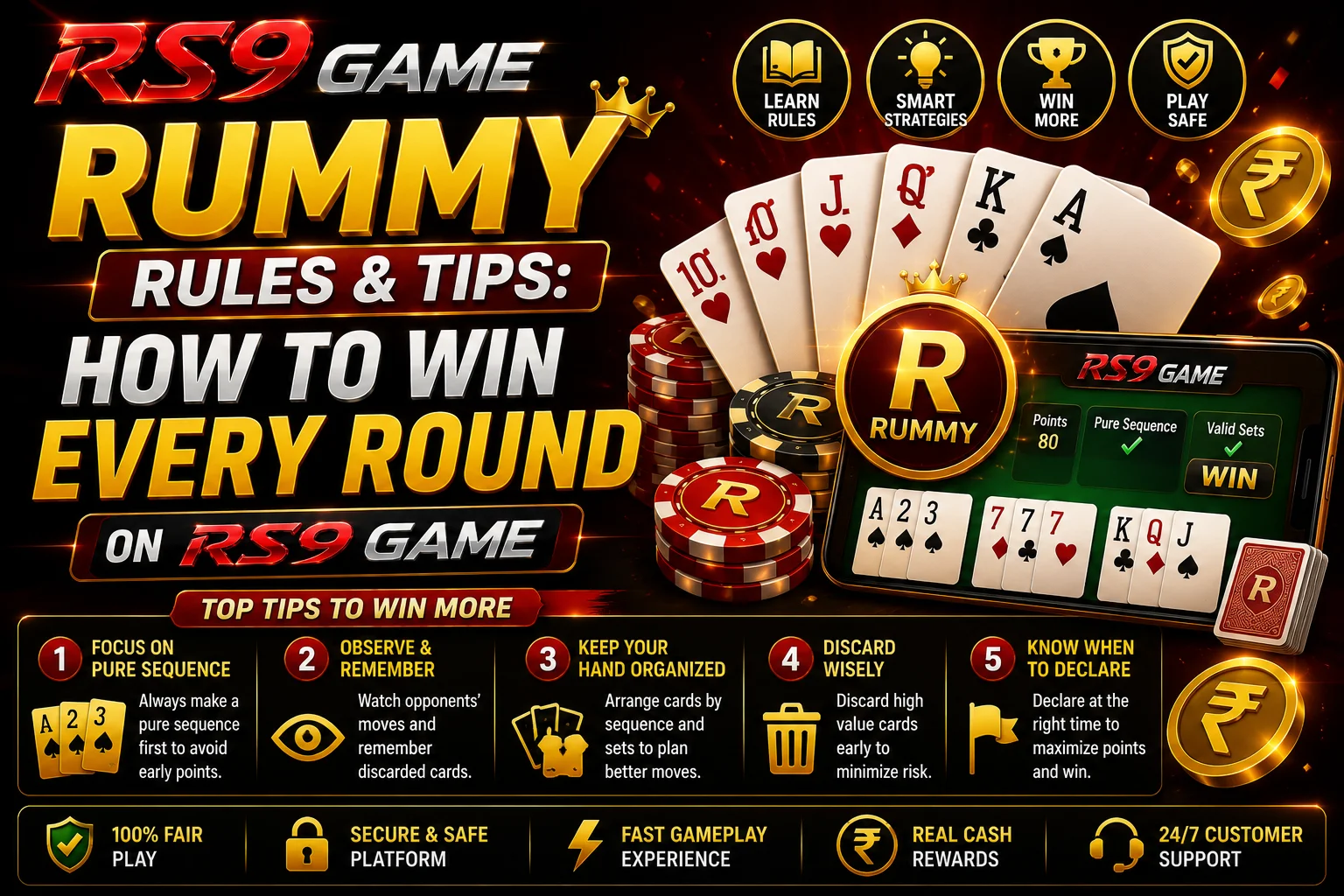 Rummy Rules & Tips: How to Win Every Round on RS9 Game